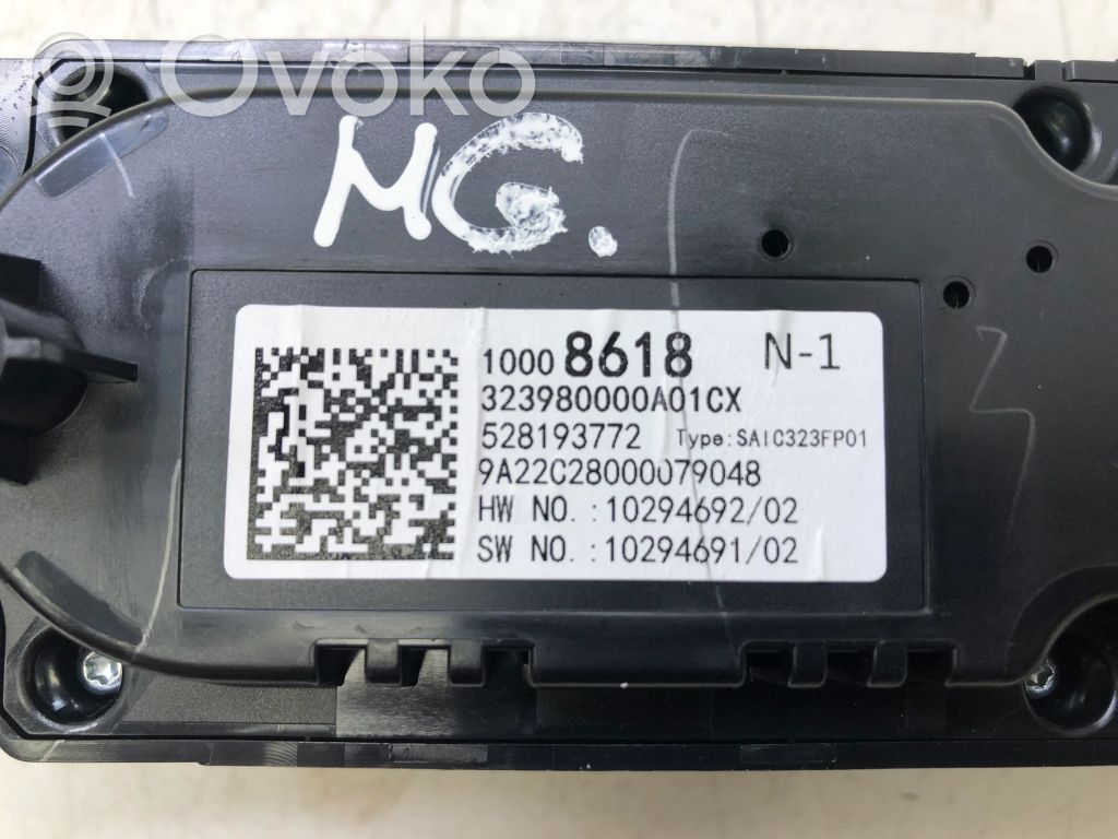 MG MG3 II Climate control unit 