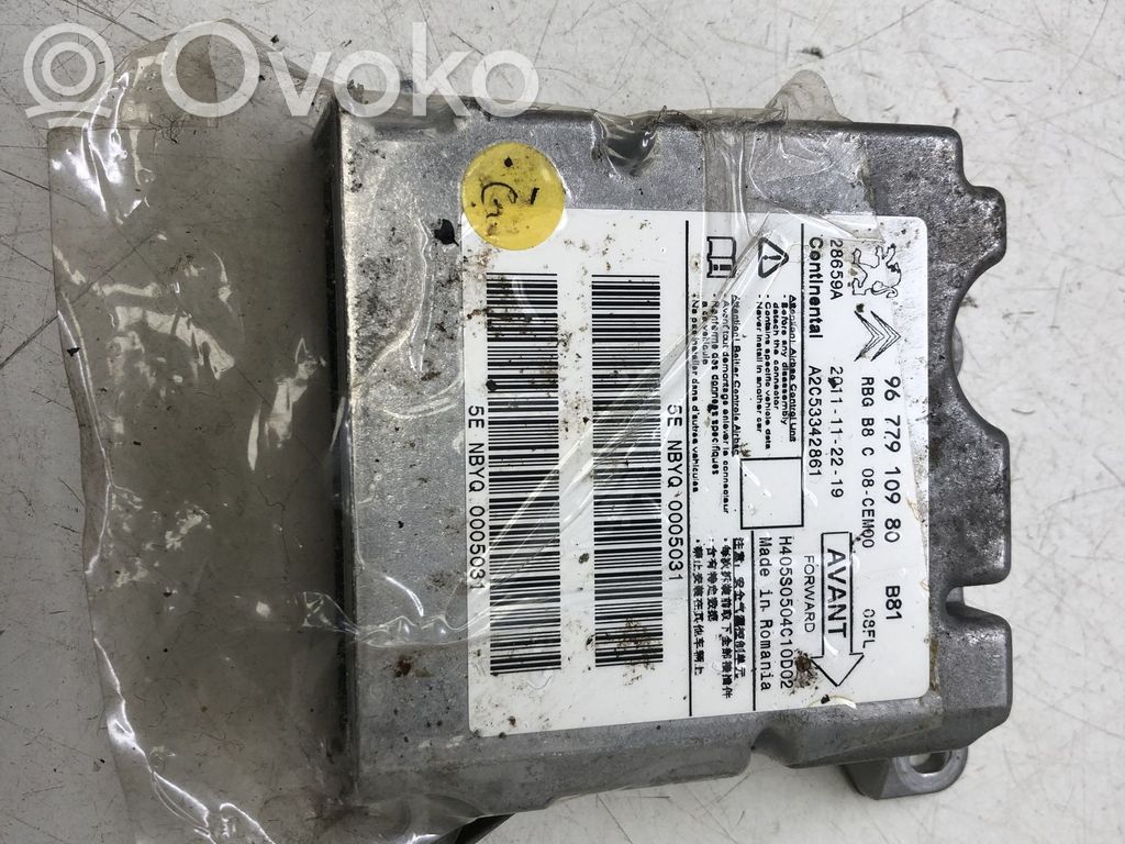 Citroen DS5 Module de contrôle airbag 