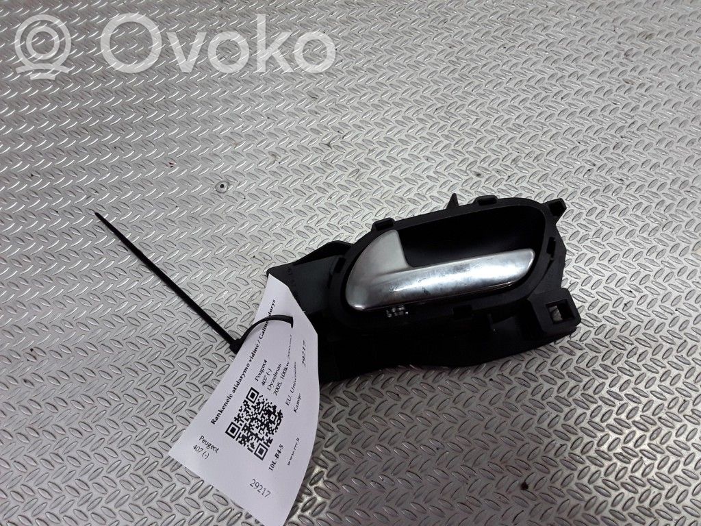 Peugeot 407 Rear door interior handle 