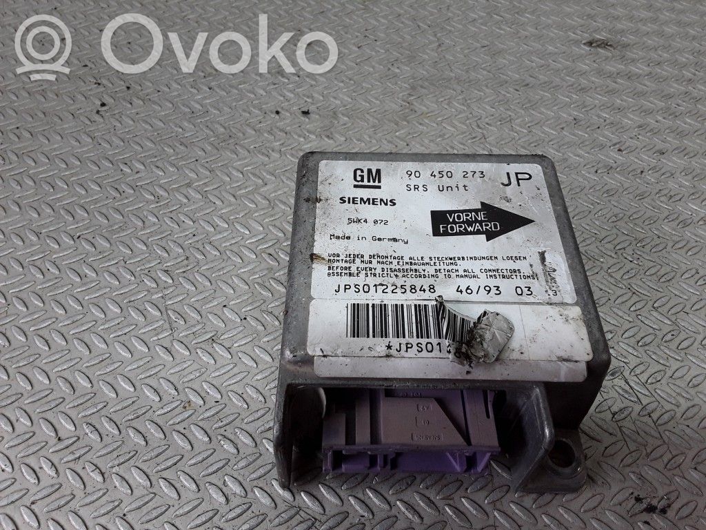 Opel Astra F Airbag control unit/module 