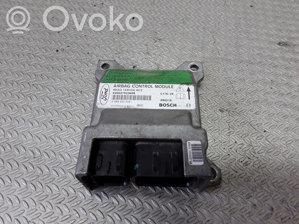 Gaisa spilvenu vadības bloks   98AG14B056ACE,0285001249