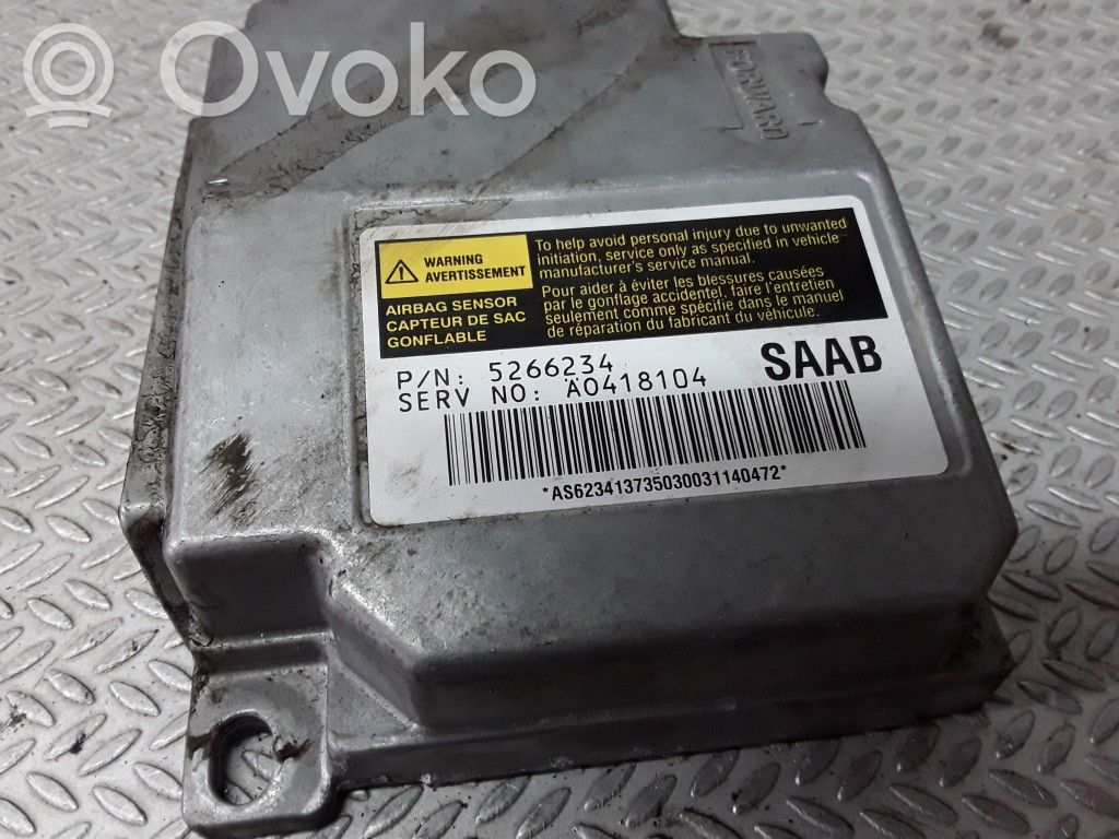 Saab 9-5 Airbag control unit/module 