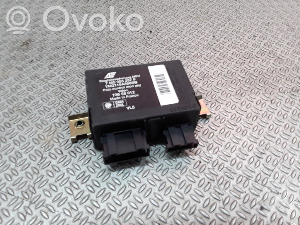 Ajonestolaitteen ohjainlaite/moduuli   7M5953257F