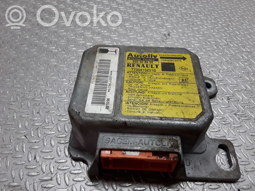 Renault Scenic I Unitate/modul de comandă airbaguri 