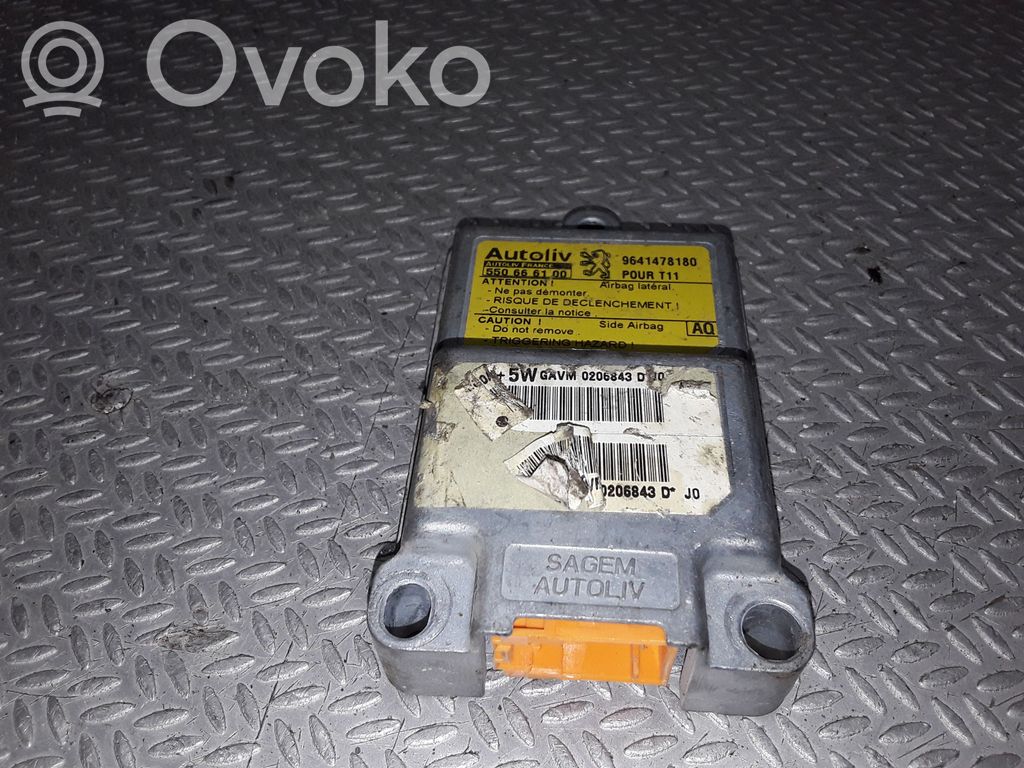 Peugeot 206 Airbag control unit/module 