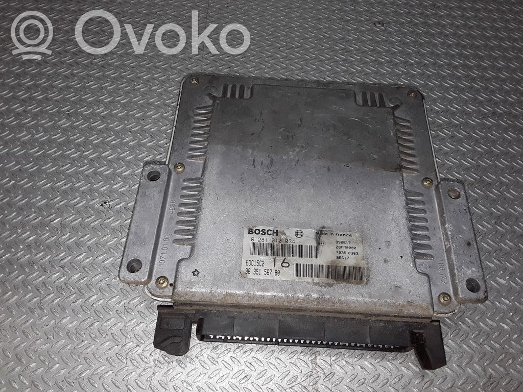 Peugeot 406 Engine control unit/module 