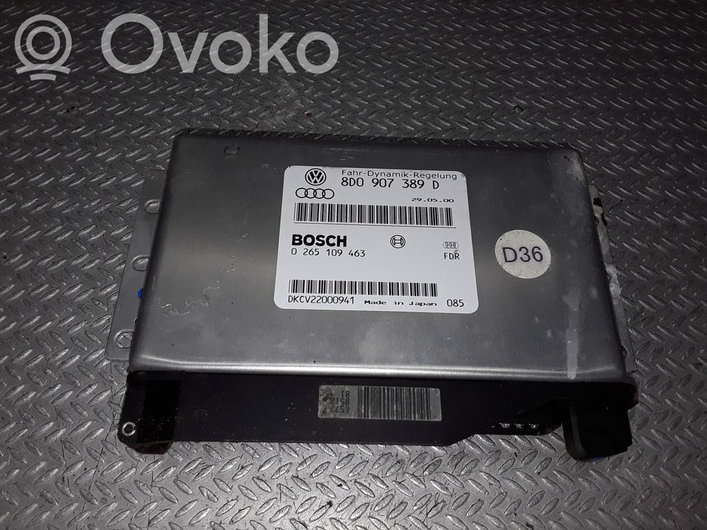 Unidad de control/módulo del ABS   8D0907389D,0265109463