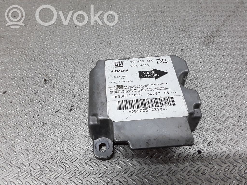 Sterownik / Moduł Airbag   90569350,5WK4188