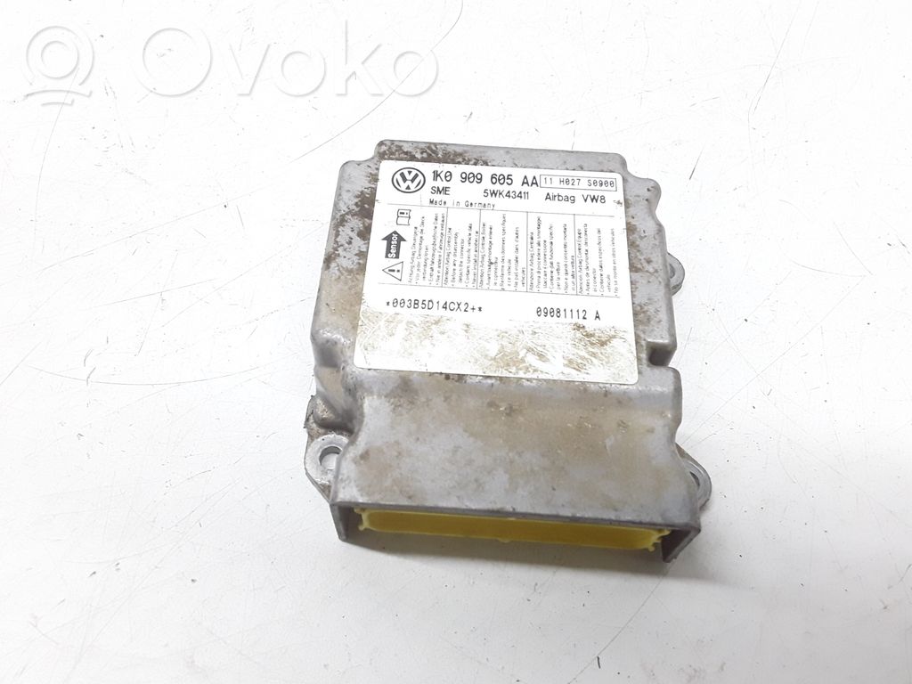 Skoda Octavia Mk2 (1Z) Unitate/modul de comandă airbaguri 