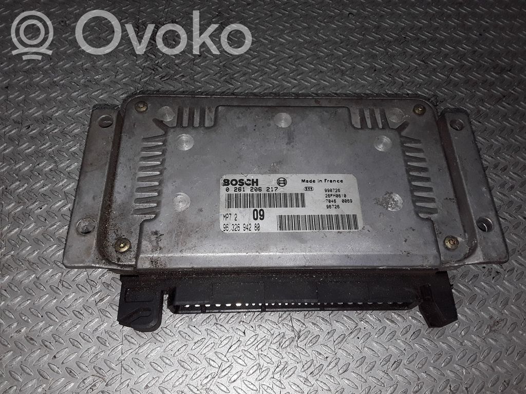 Peugeot 206 Engine control unit/module 