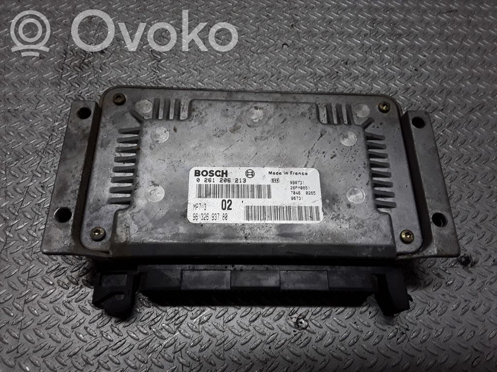 Peugeot 206 Engine control unit/module 