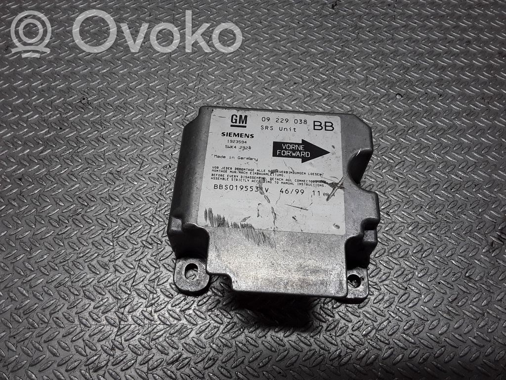 Opel Corsa B Airbag control unit/module 