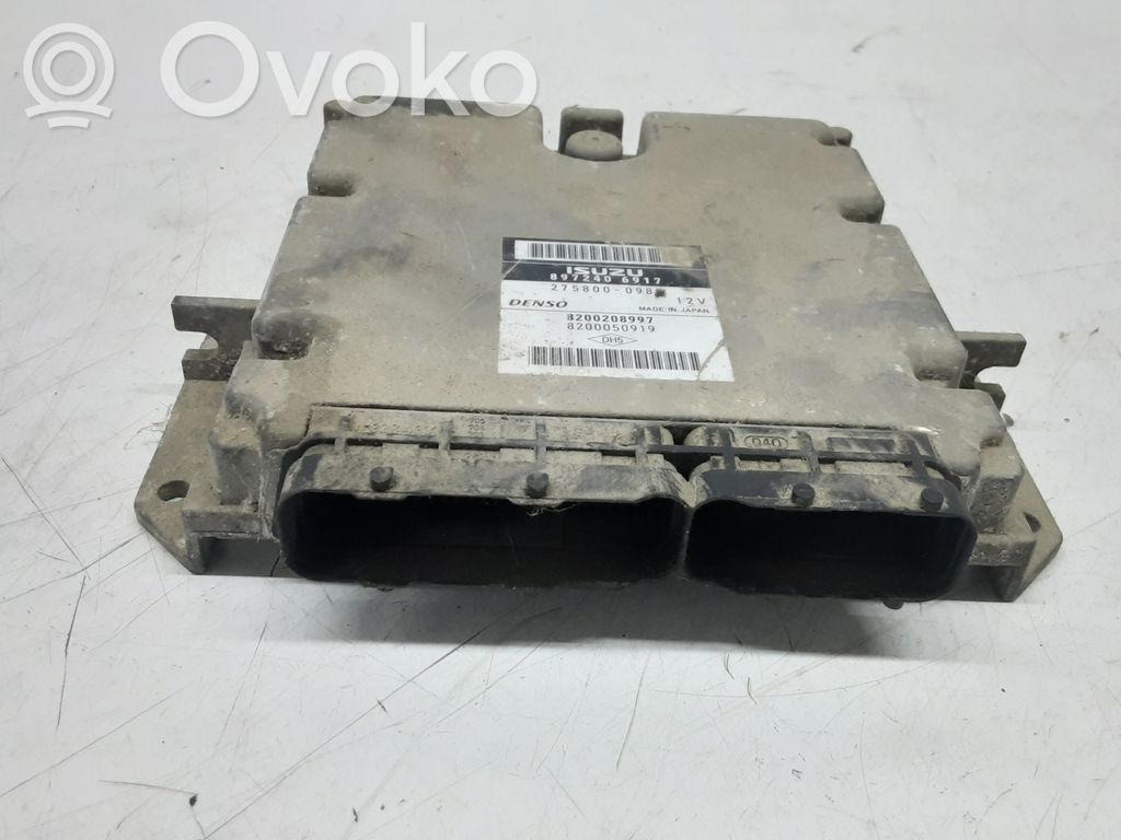 Unidad de control/módulo del motor   8972406917,2758000987