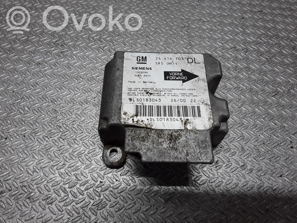 Airbag control unit/module   5WK42977,24416703DL