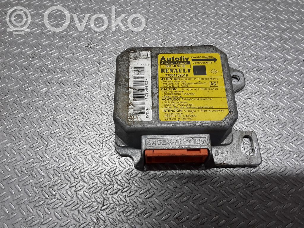 Renault Scenic I Airbag control unit/module 