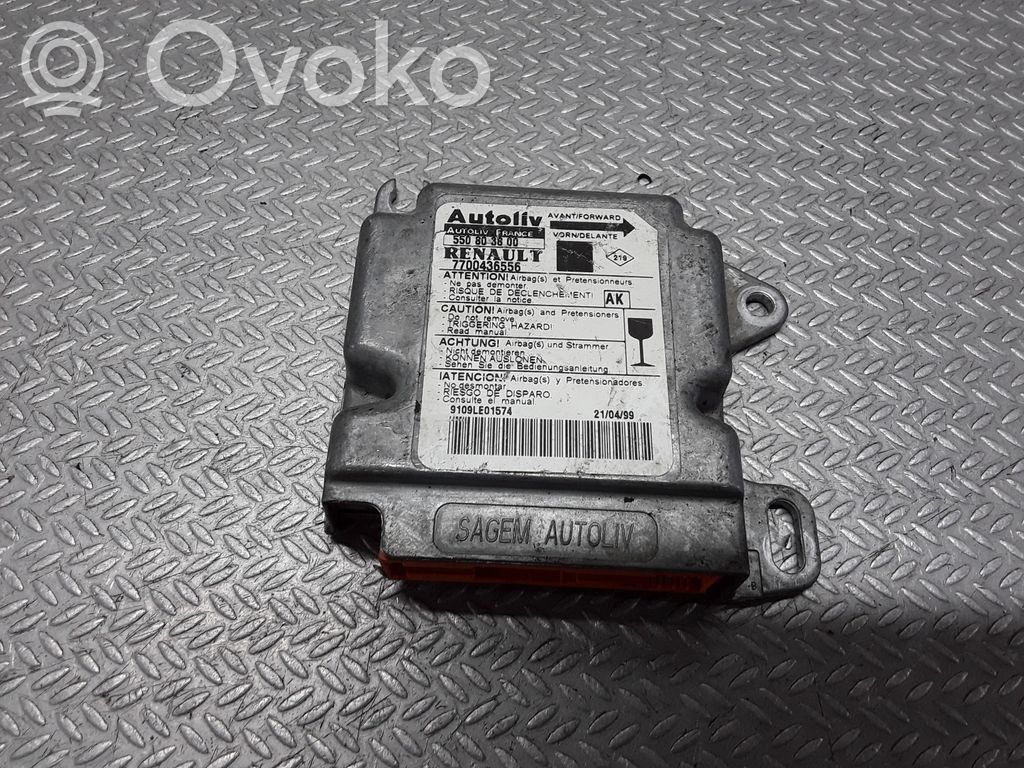 Renault Scenic I Module de contrôle airbag 
