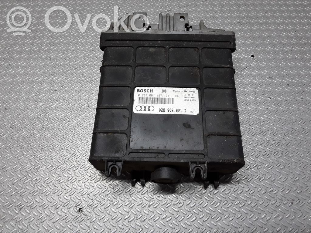 Engine control unit/module   028906021D,0281001197