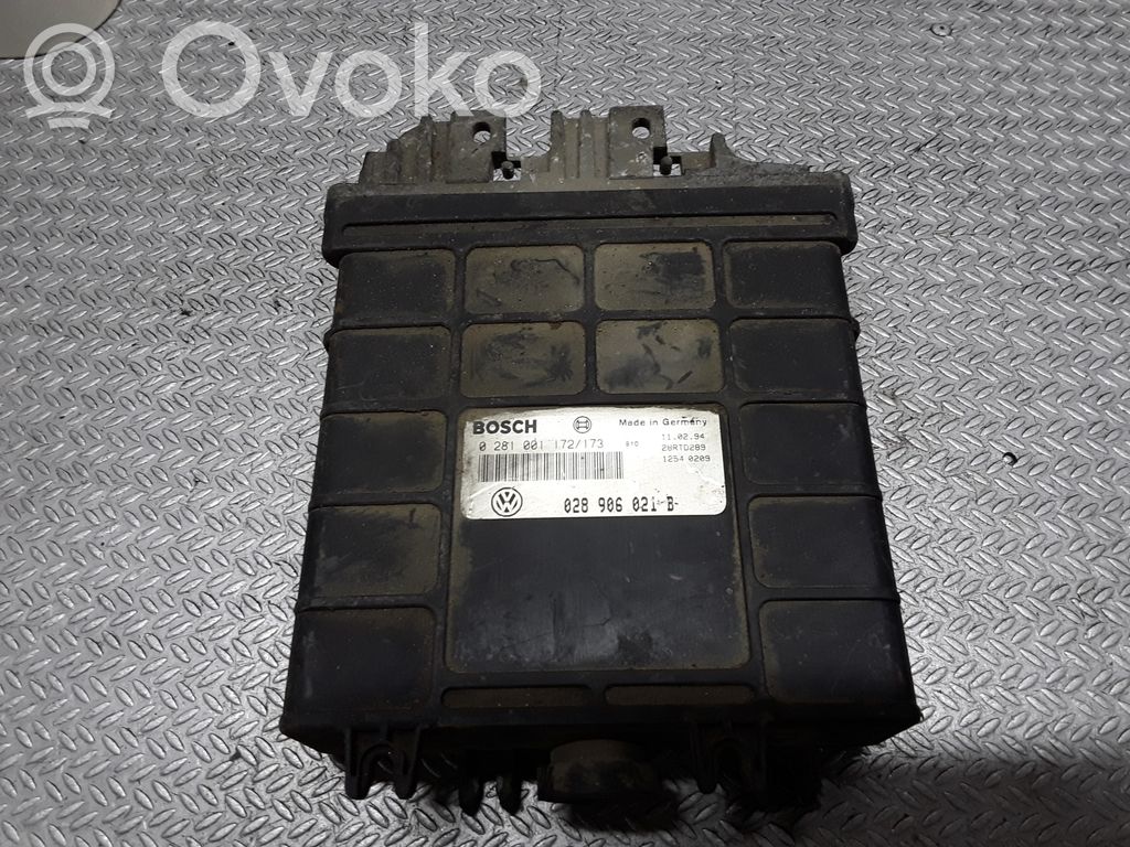 Moottorin ohjainlaite/moduuli   028906021B,0281001172