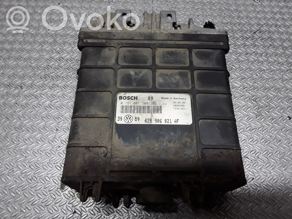 Unidad de control/módulo del motor   028906021AF,0281001308