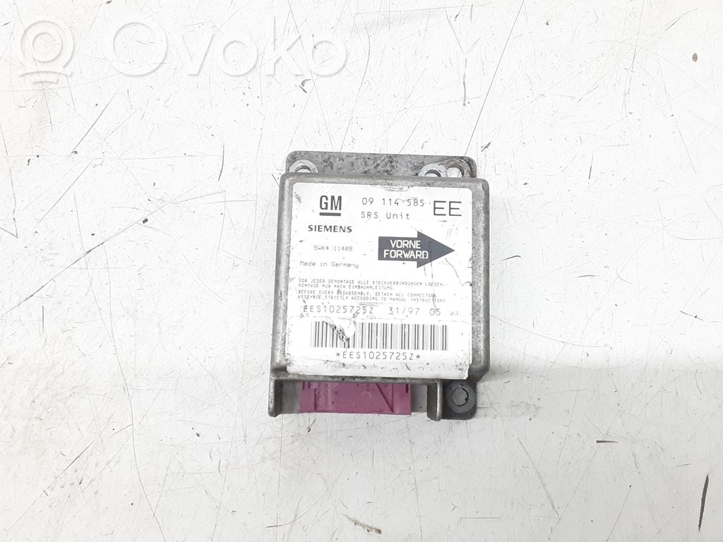 Opel Corsa B Airbag control unit/module 