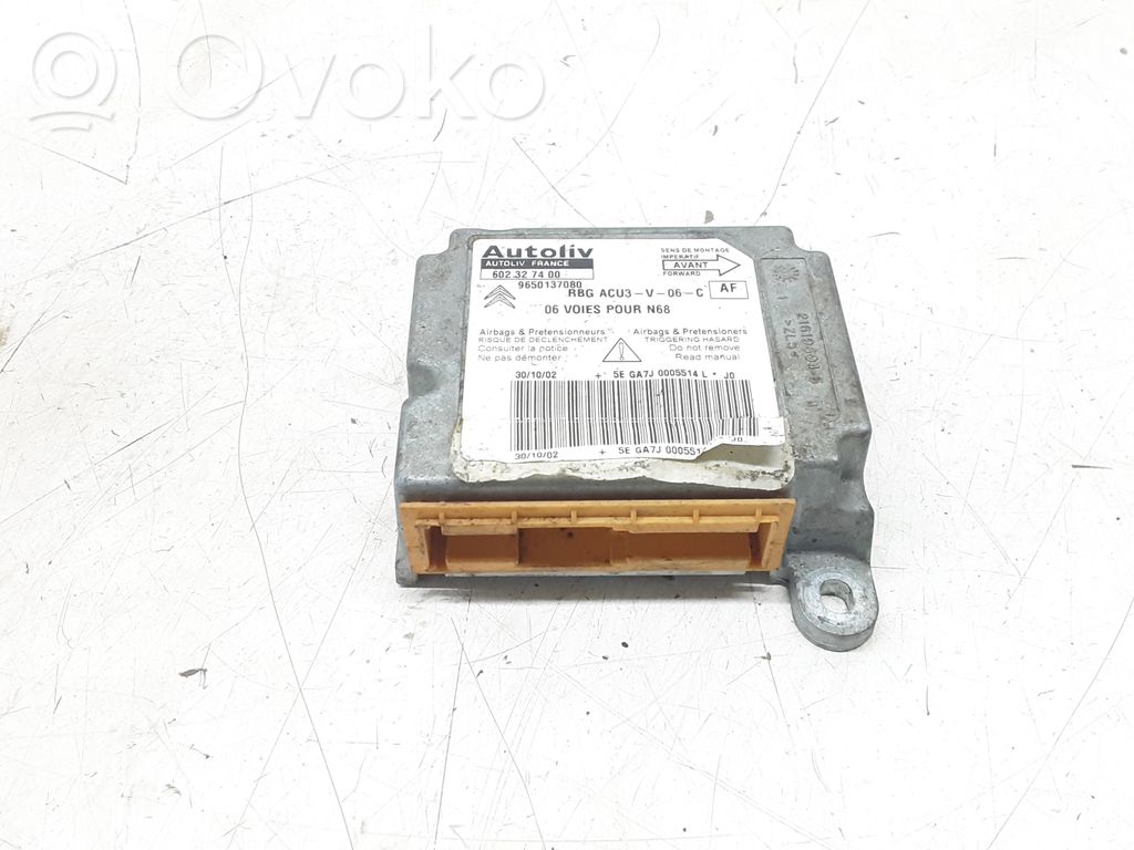 Airbag control unit/module   9650137080,602327400