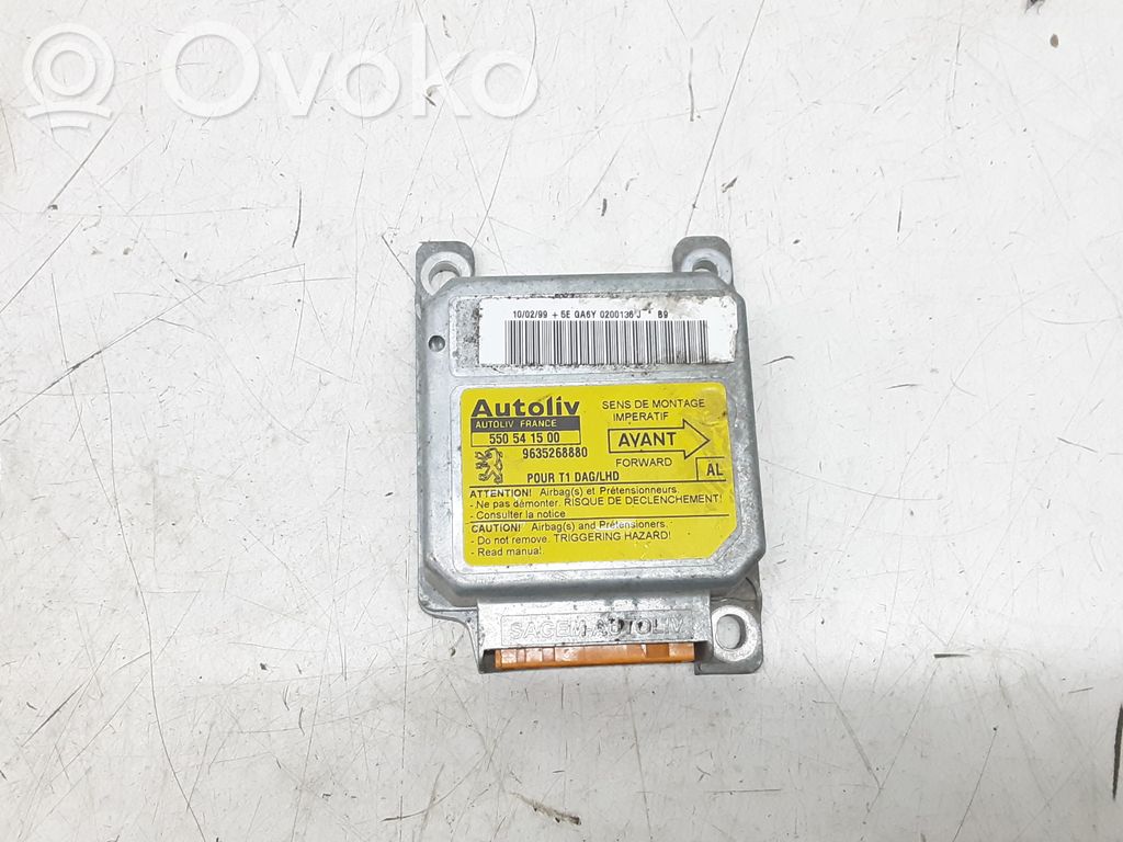 Peugeot 206 Airbag control unit/module 