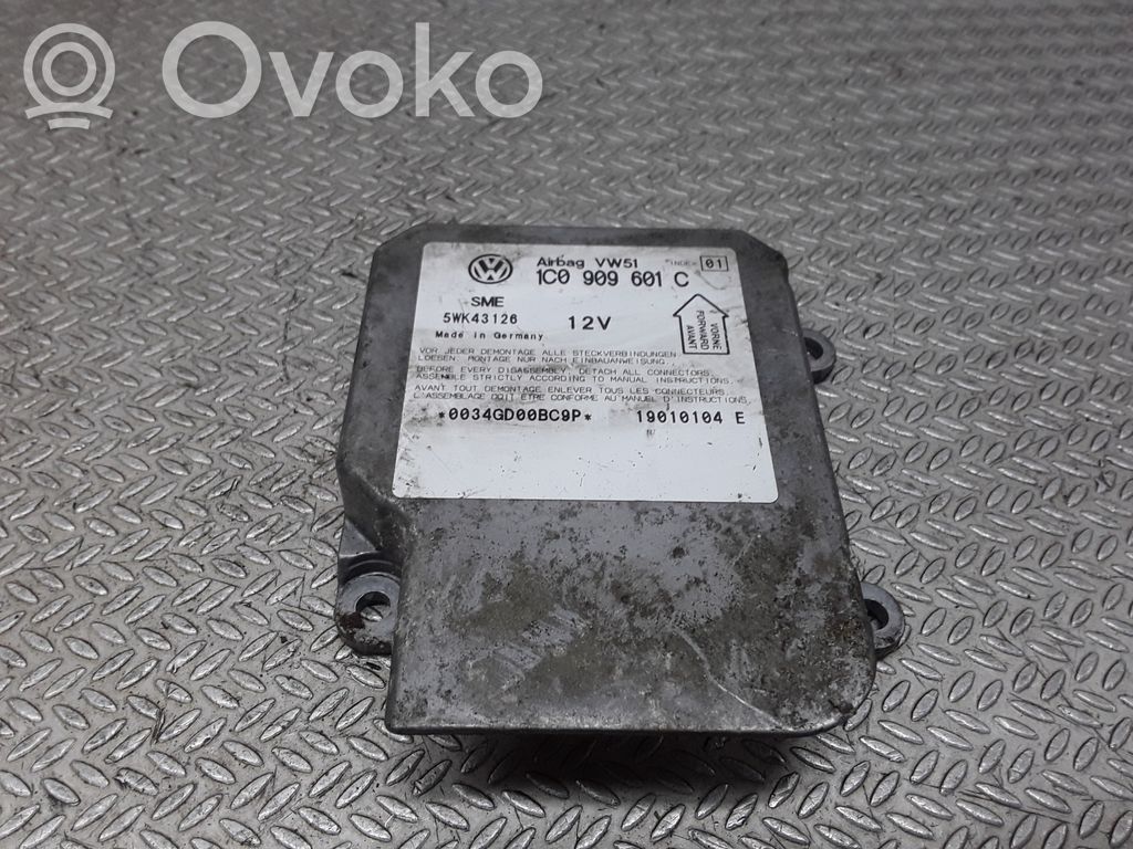 Skoda Fabia Mk1 (6Y) Sterownik / Moduł Airbag 