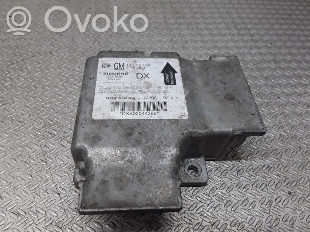 Opel Signum Centralina/modulo airbag 