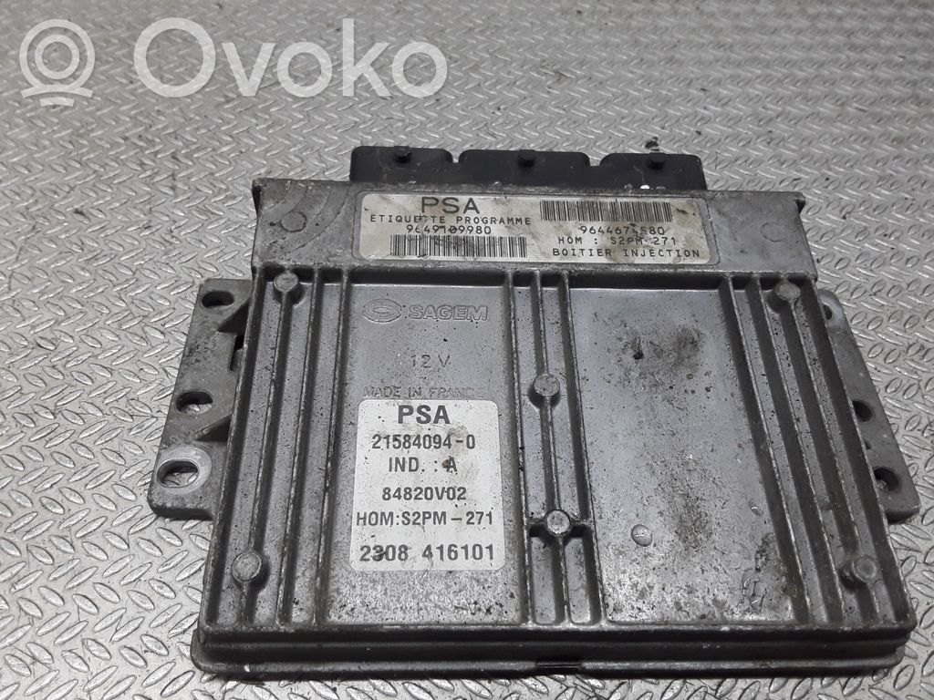 Citroen Xsara Picasso Engine control unit/module 