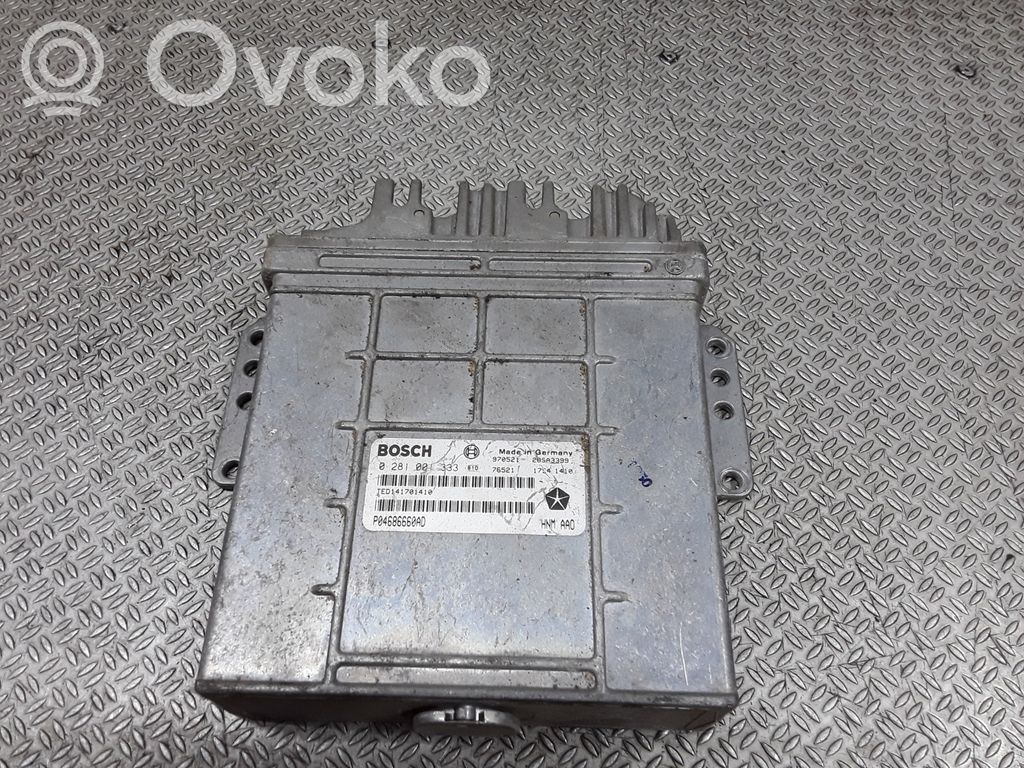 Engine control unit/module   0281001333,P04686660AD
