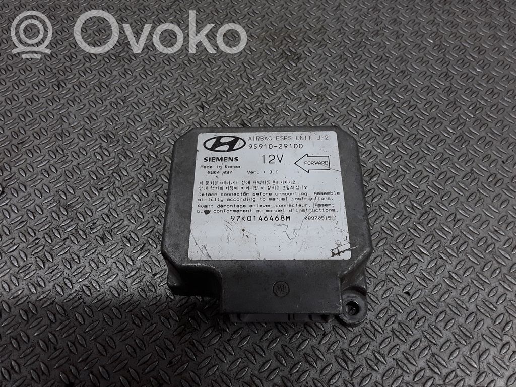 Turvatyynyn ohjainlaite/moduuli   9591029100,5WK4097