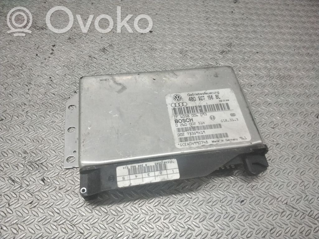 Getriebesteuergerät TCU   4B0927156BL,ZF6058006093