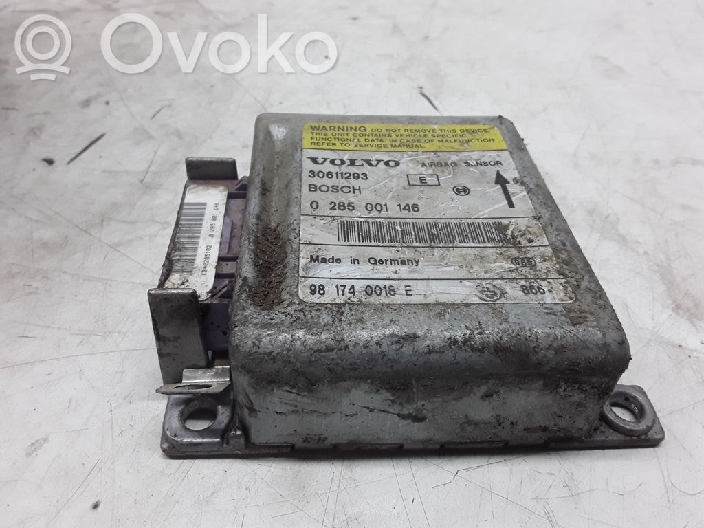 Volvo S40, V40 Airbag control unit/module 