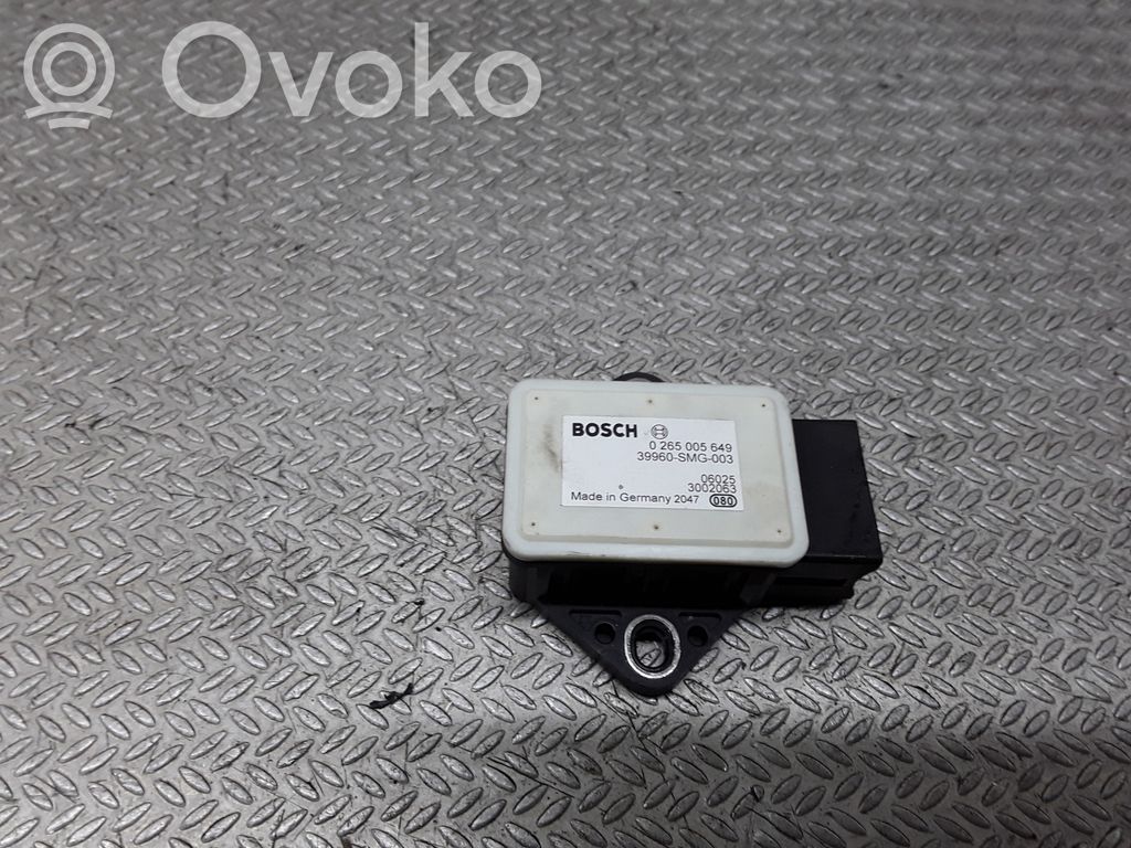 ESP Drehratensensor Querbeschleunigungssensor   0265005649,39960SMG003