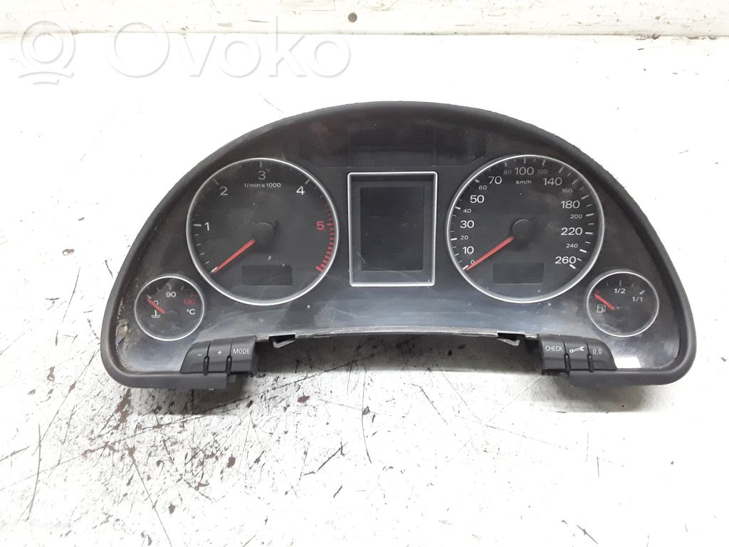 Audi A4 S4 B7 8E 8H Tachimetro (quadro strumenti)