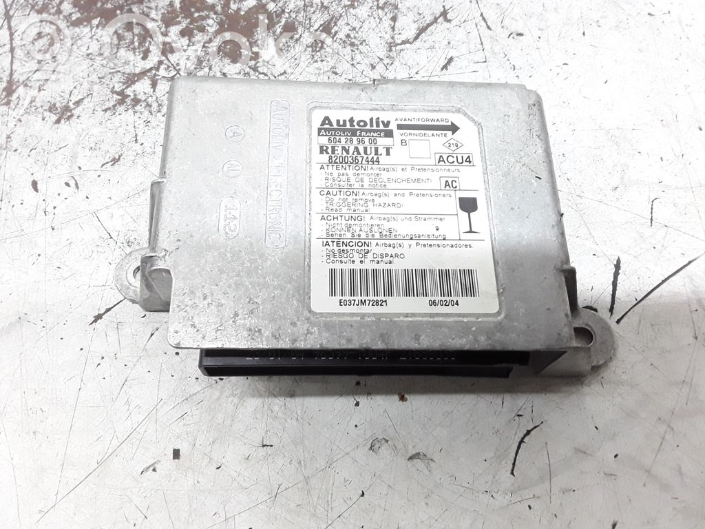 Renault Megane II Airbag control unit/module 