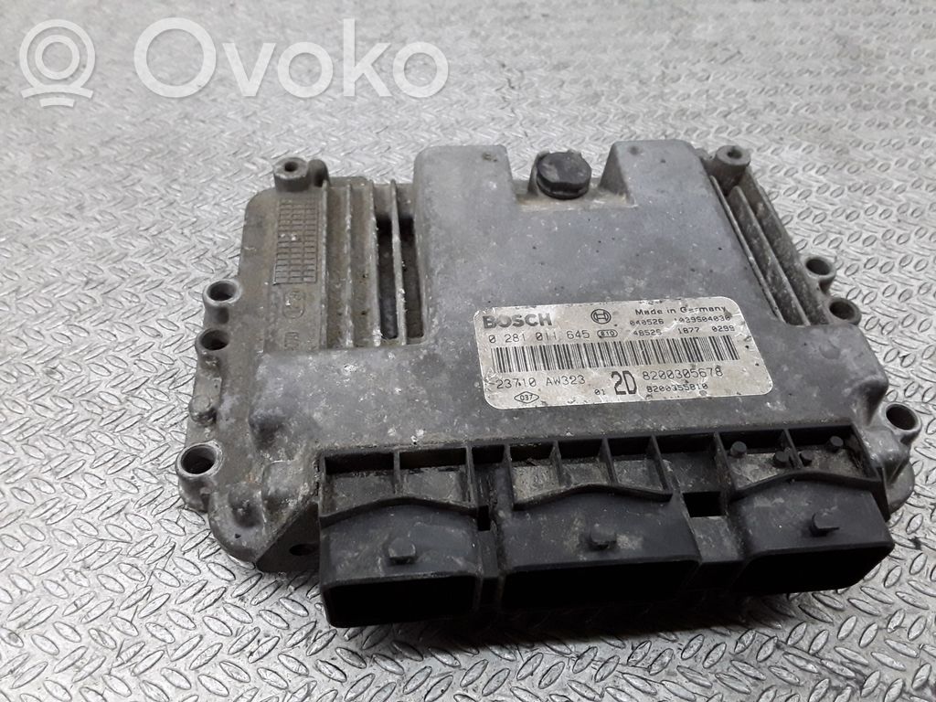 Moottorin ohjainlaite/moduuli   0281011645,8200305678