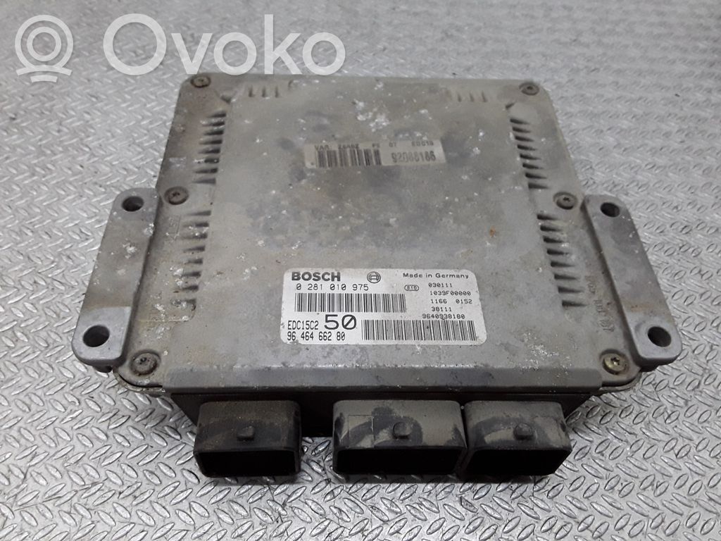 Peugeot 607 Engine control unit/module 