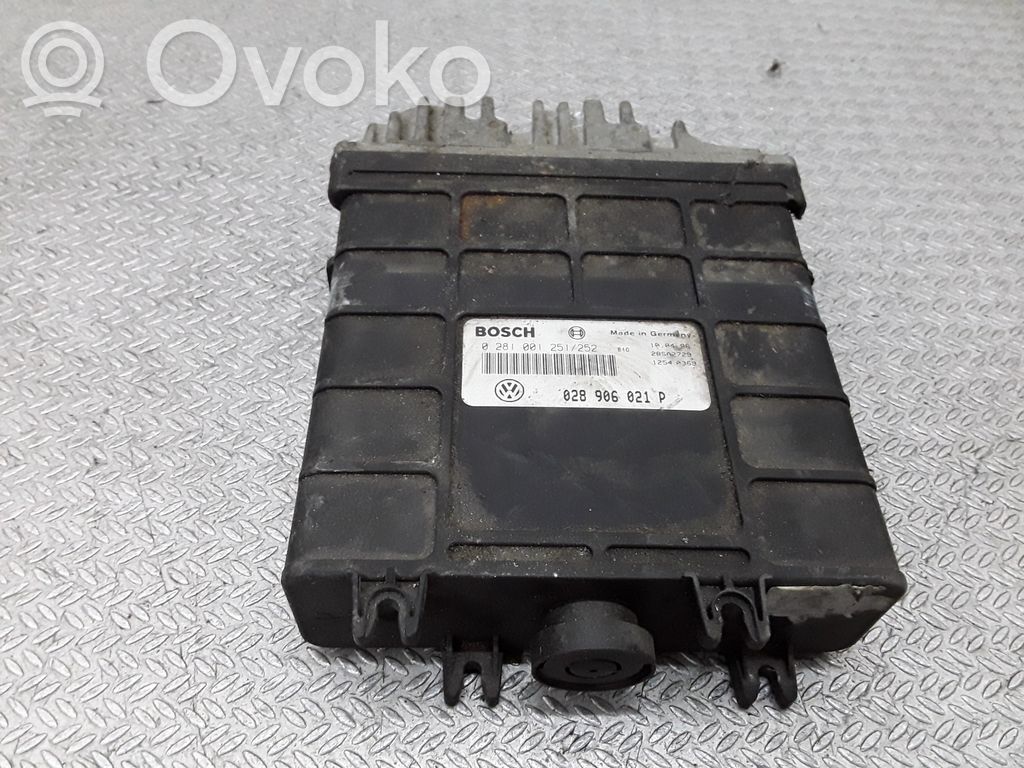 Moottorin ohjainlaite/moduuli   0281001251,028906021P