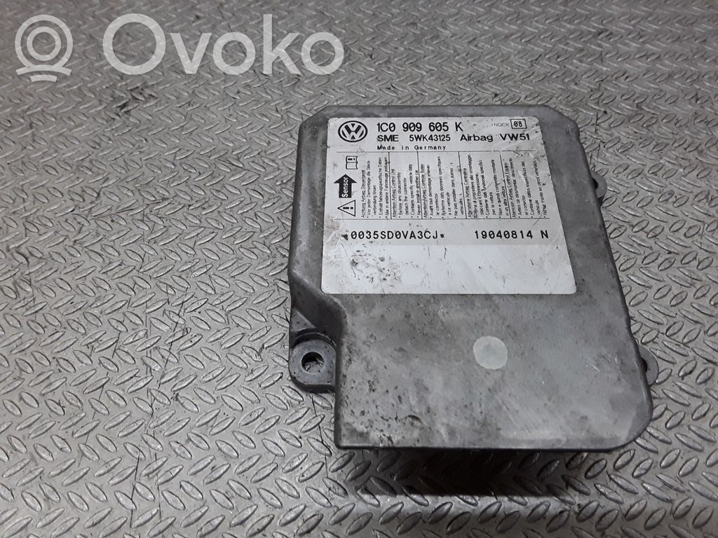 Airbagsteuergerät   1C0909605K,5WK443125