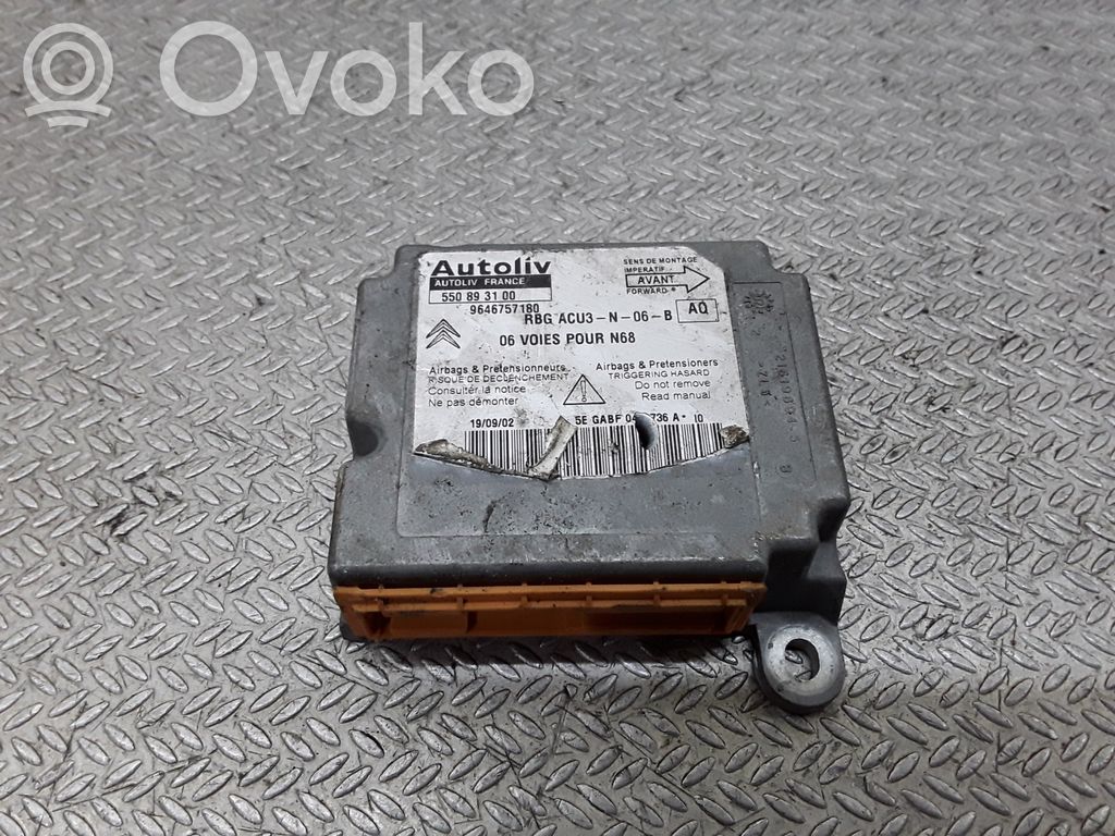Citroen Xsara Picasso Centralina/modulo airbag 