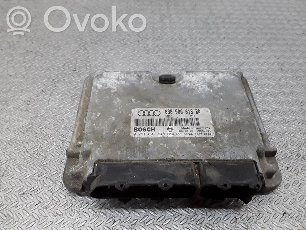 Engine control unit/module   038906018BP,0281001848