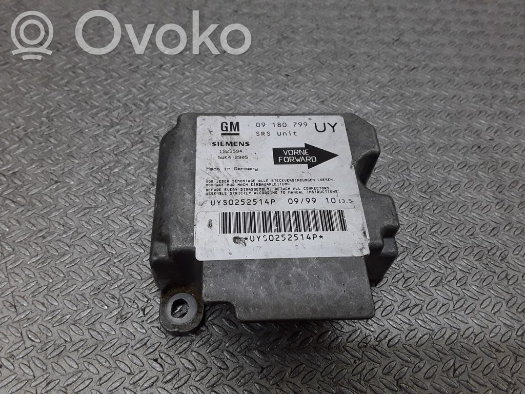 Opel Astra G Airbag control unit/module 
