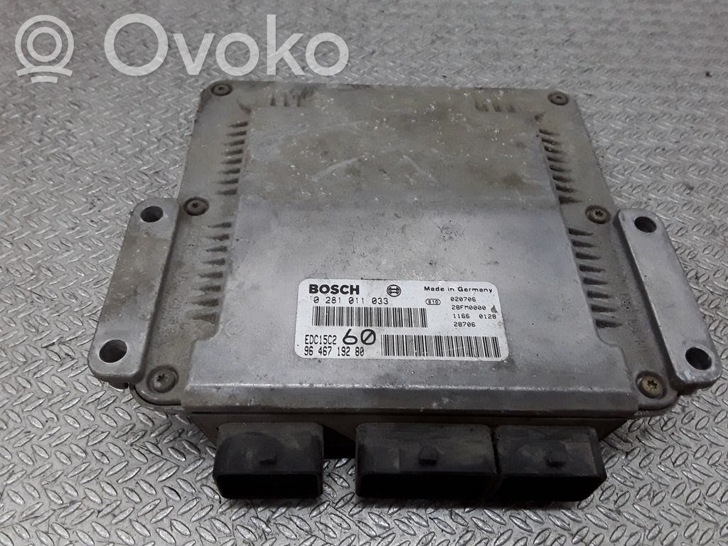 Citroen C8 Engine control unit/module 