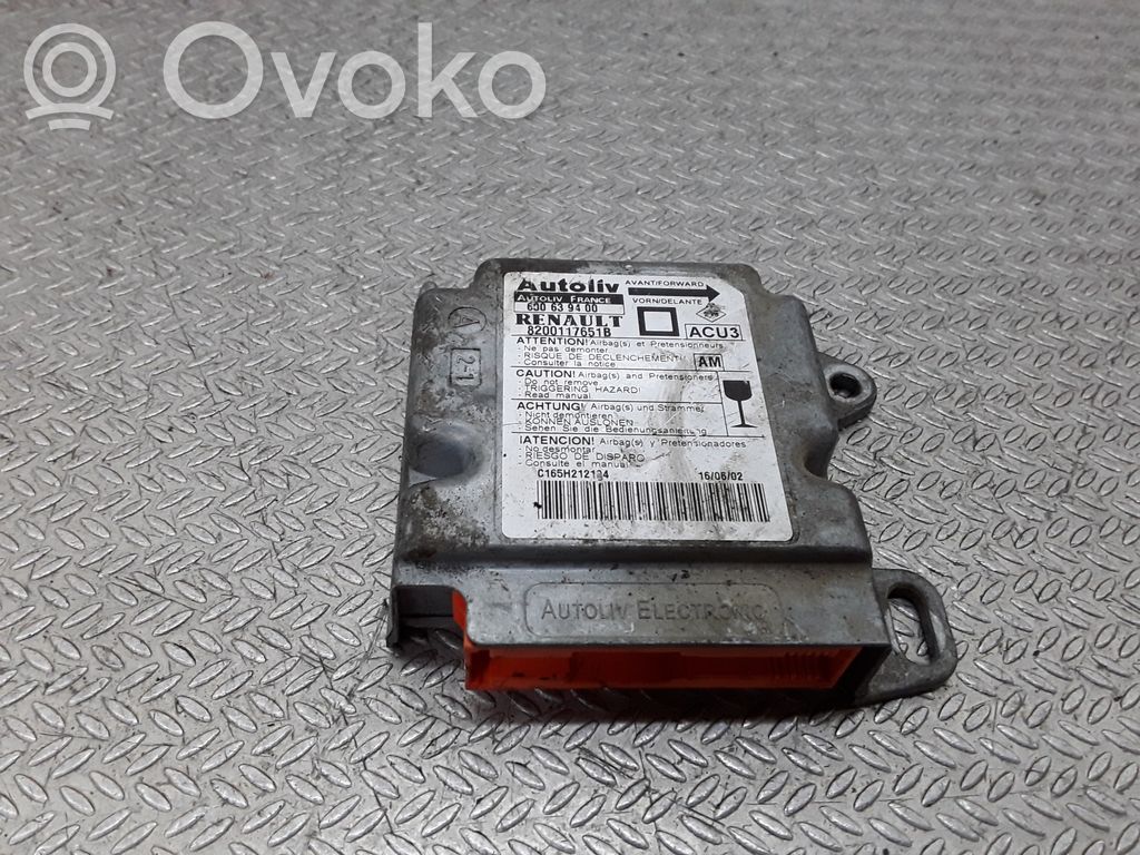 Renault Megane I Airbag control unit/module 