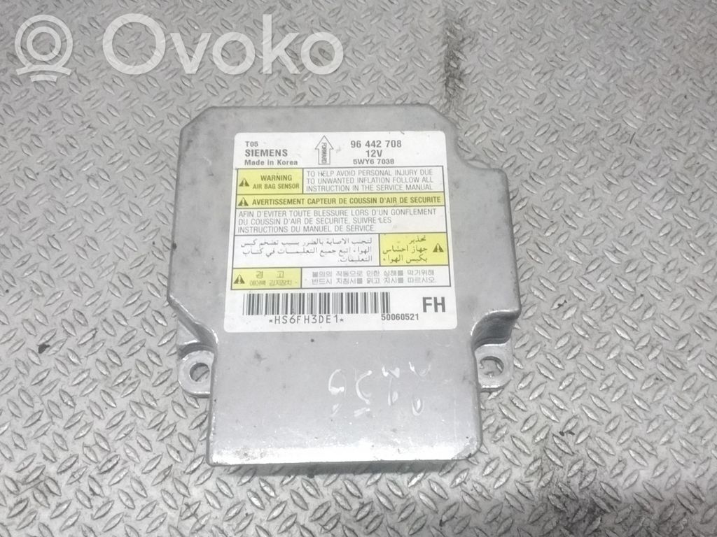 Chevrolet Aveo Module de contrôle airbag 