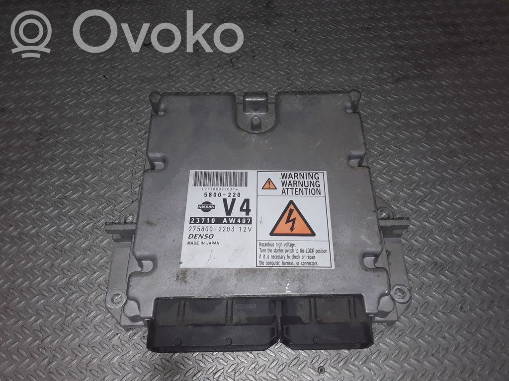 Engine control unit/module   2758002203,23710AW407,5800220