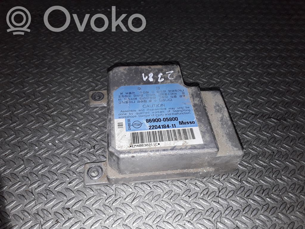 SsangYong Musso Airbag control unit/module 