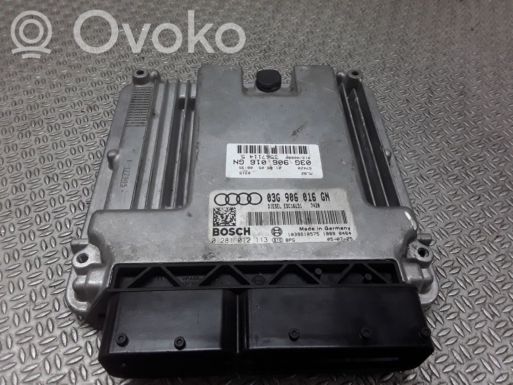 Sterownik / Moduł ECU   03G906016GN