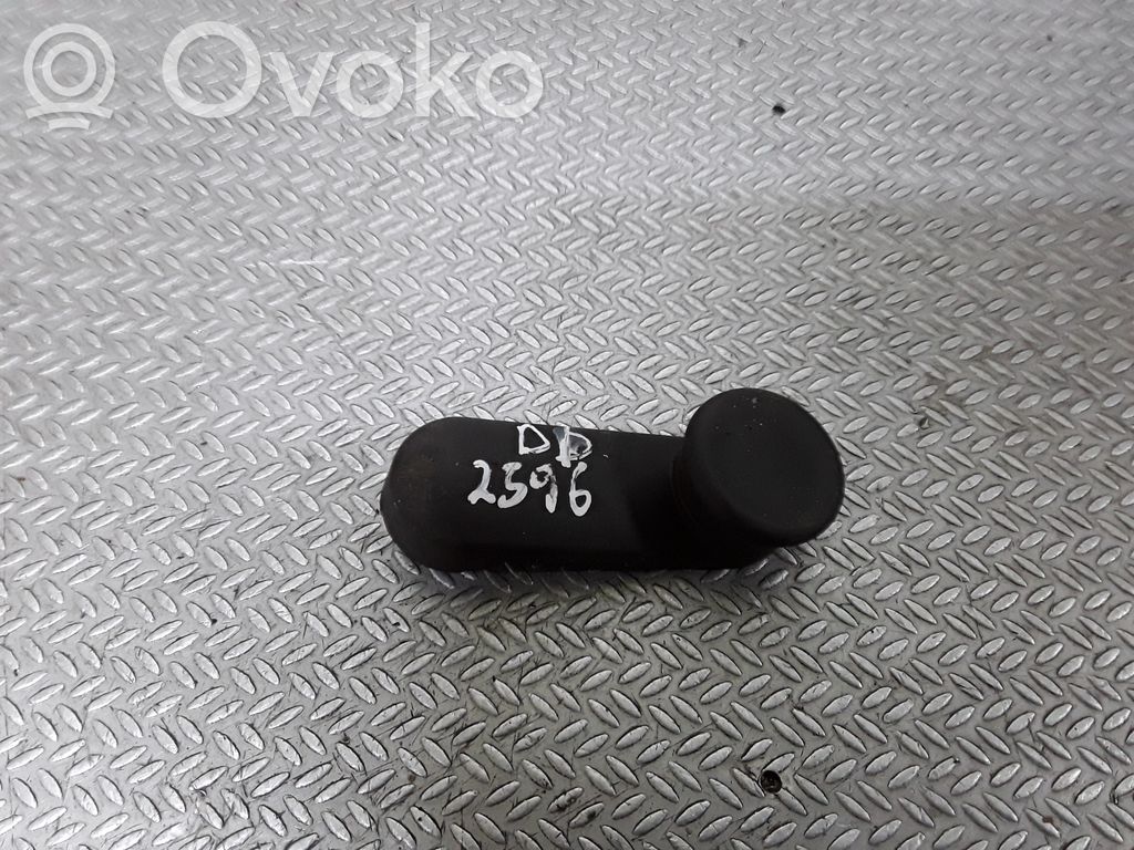 Rear door window winding handle